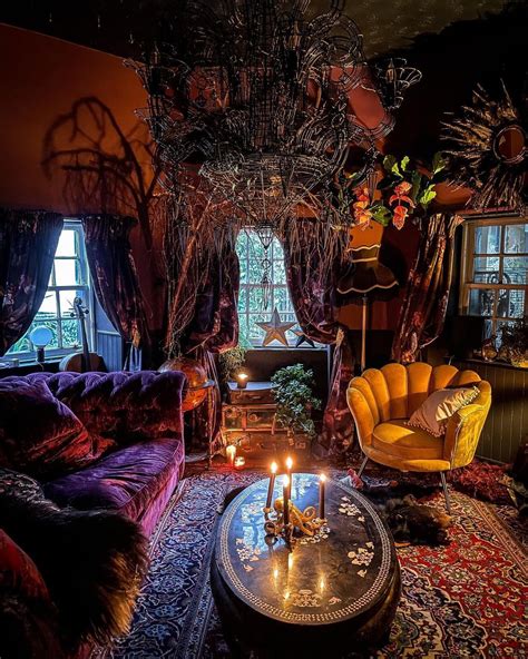 Witch inspired interior design in poland